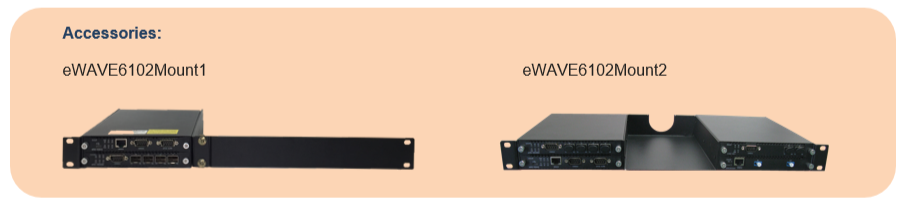 Khay mounting dành cho thiết bị converter eWAVE6102